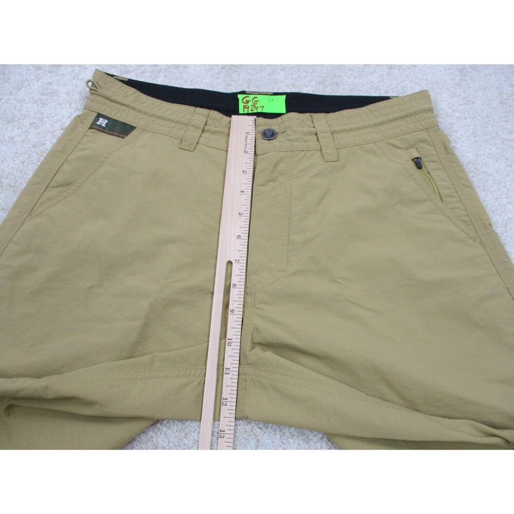 Howler Brothers Bros Shorts Mens 30 Brown Horizon Hybrid Ripstop Hiking Chino - Picture 6 of 14